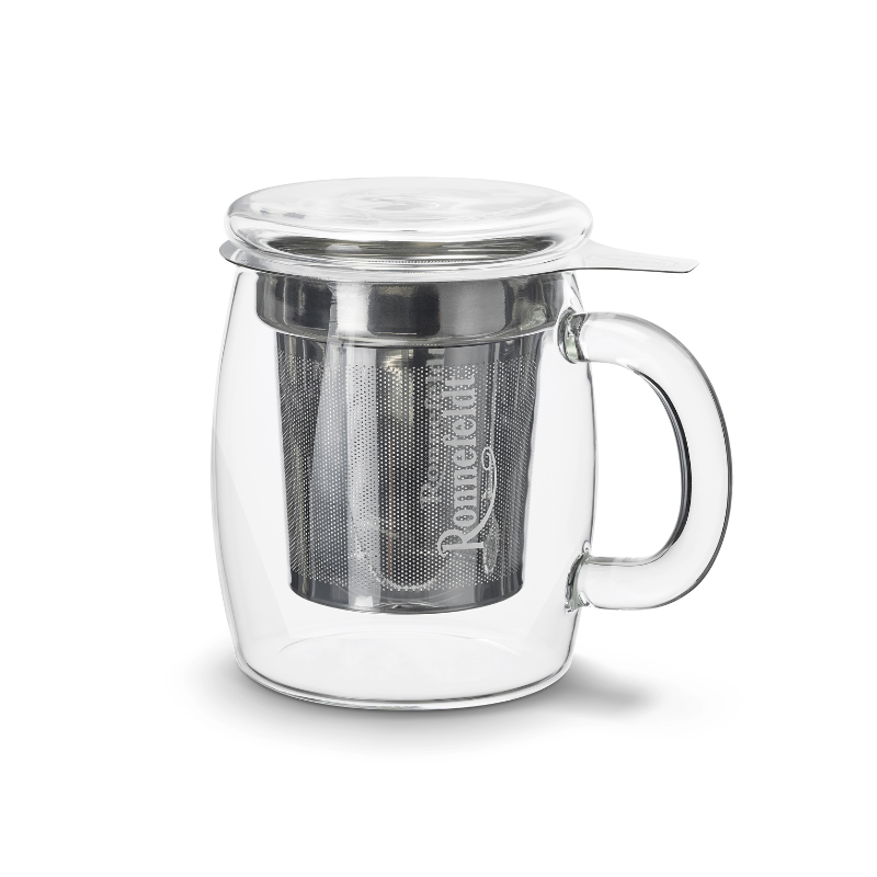 TeeglasSet mit Sieb und Deckel