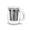 TeeglasSet mit Sieb und Deckel