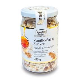 Vanille-Sahne Zucker im Glas