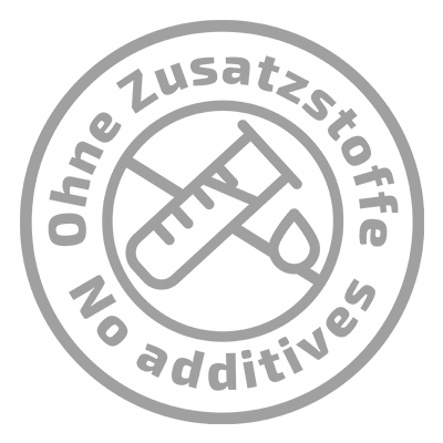 Siegel ohne Zusatzstoffe