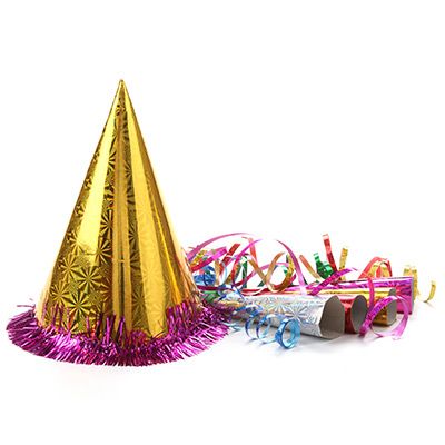 Bunte Partyutensilien