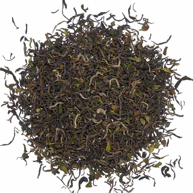 Loose tea as a heap of tea